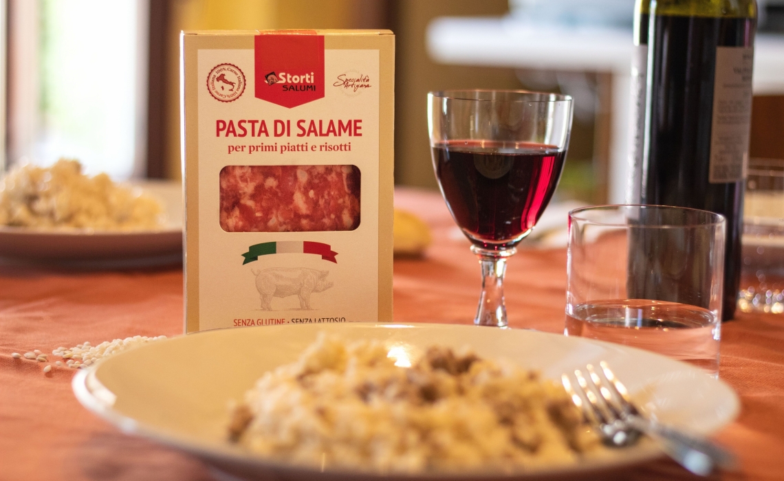 Pasta di salame per primi piatti e risotti